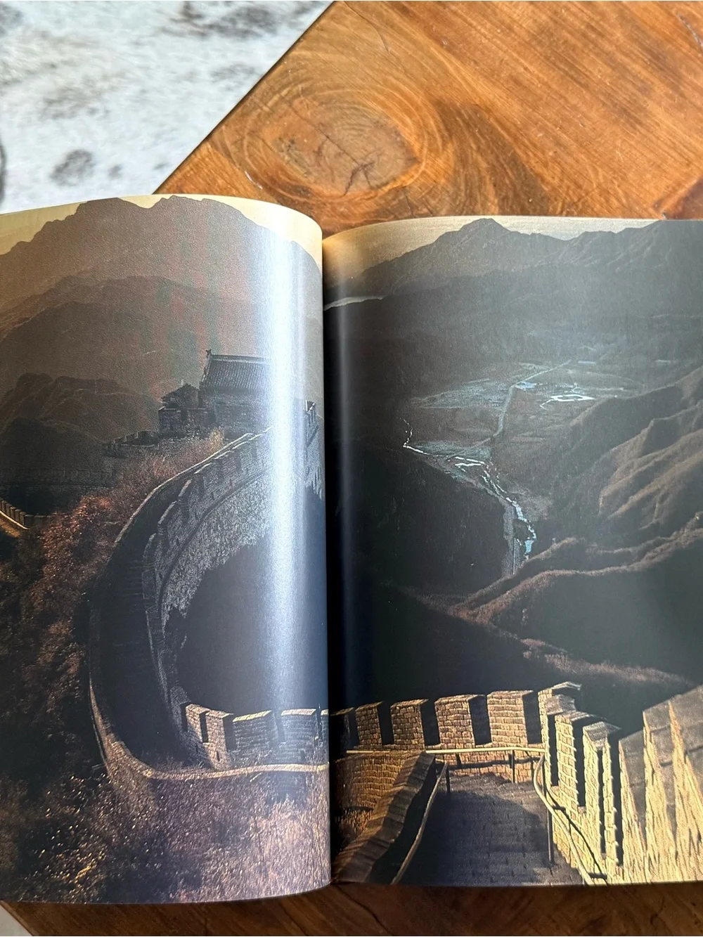 National Geographic Hardcover Coffee Table Book - Blue, Tan, White